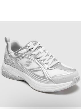 S Sport by Skechers “Stark” Silver Sneakers